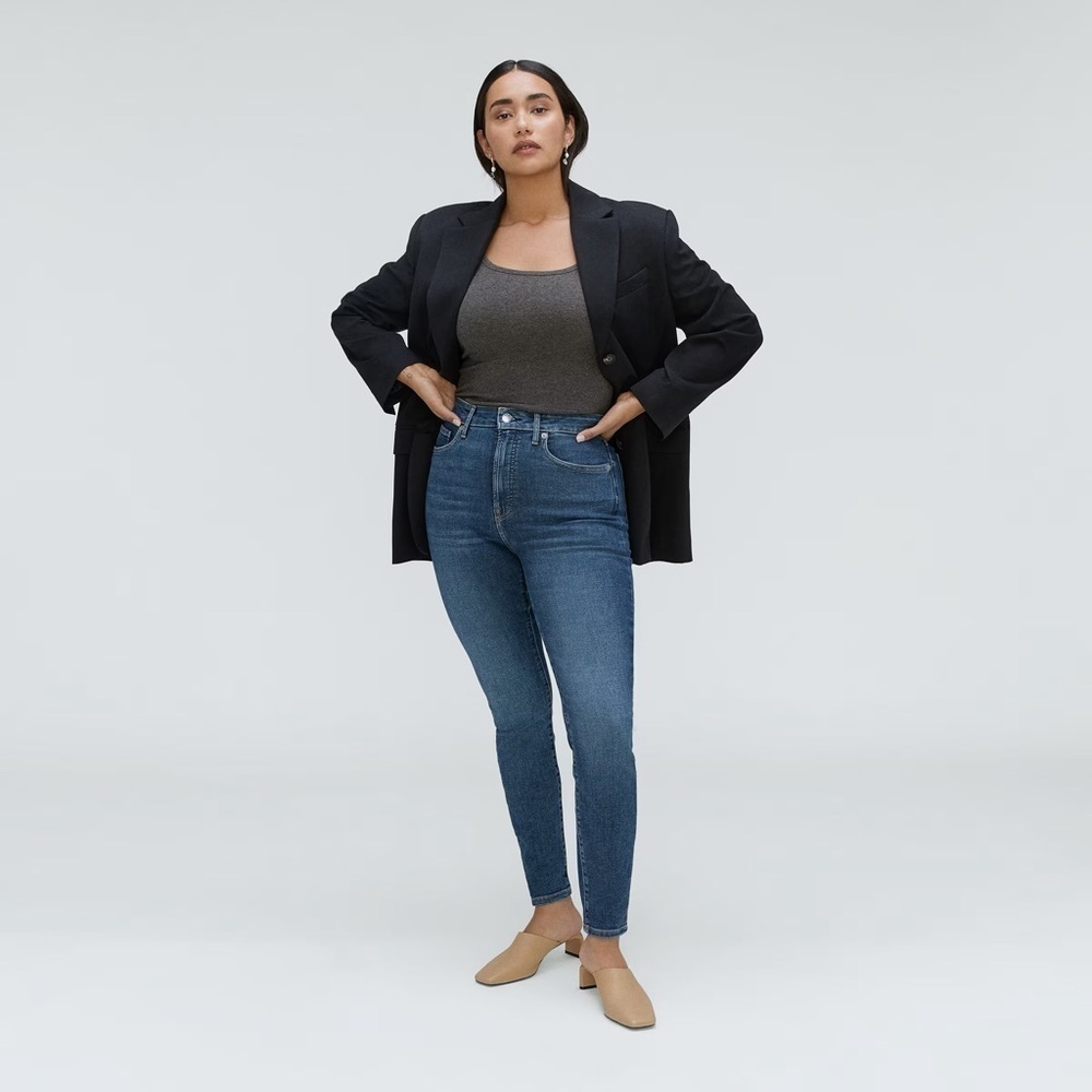 Everlane Curvy High Rise Skinny Crop Women’s Jeans Size 25